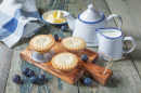 Pies with Plums and Butter