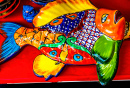 Colorful Ceramic Fish in Mexico